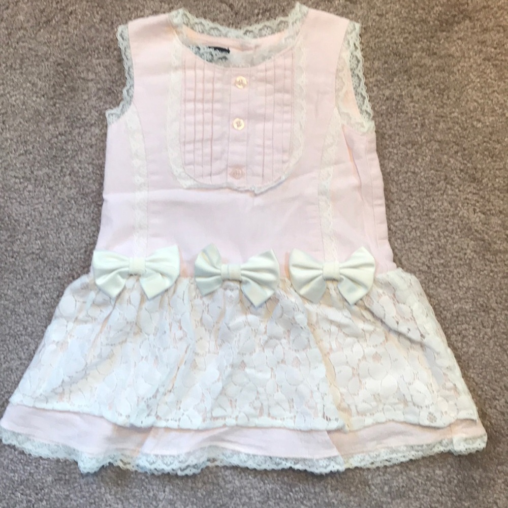 Beautiful light pink with lace 18 month dress